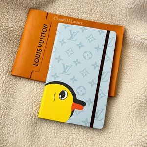 Auth Louis Vuitton Gl1119 Duck Jane Notebook MM - Kept Unused